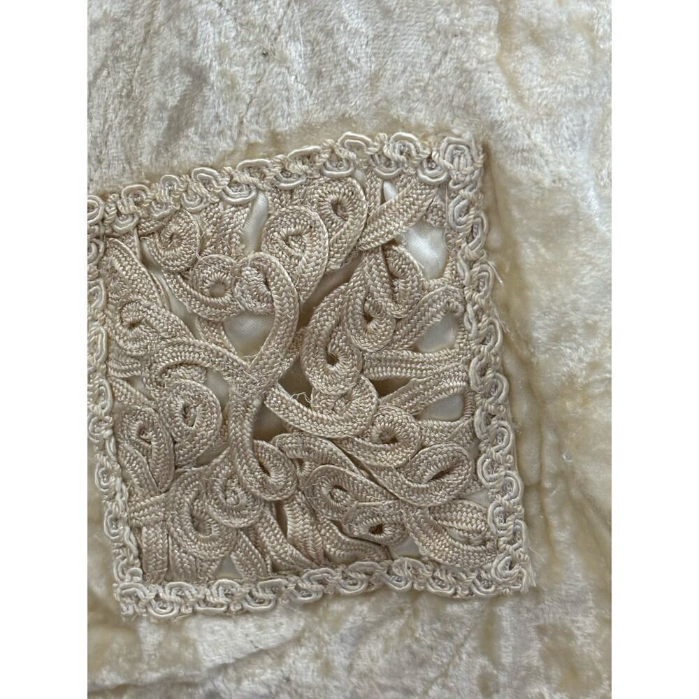 Cream Multi Media Patchwork Jacket, Medium, Paste… - image 8